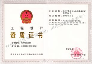 风景园林工程设计专项甲级资质