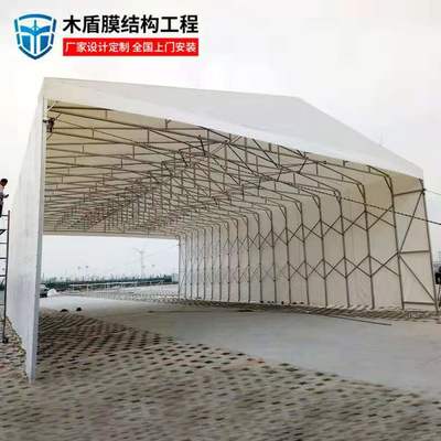 膜结构_停车棚_推拉棚_仓储物流棚-上海木盾膜结构经营部